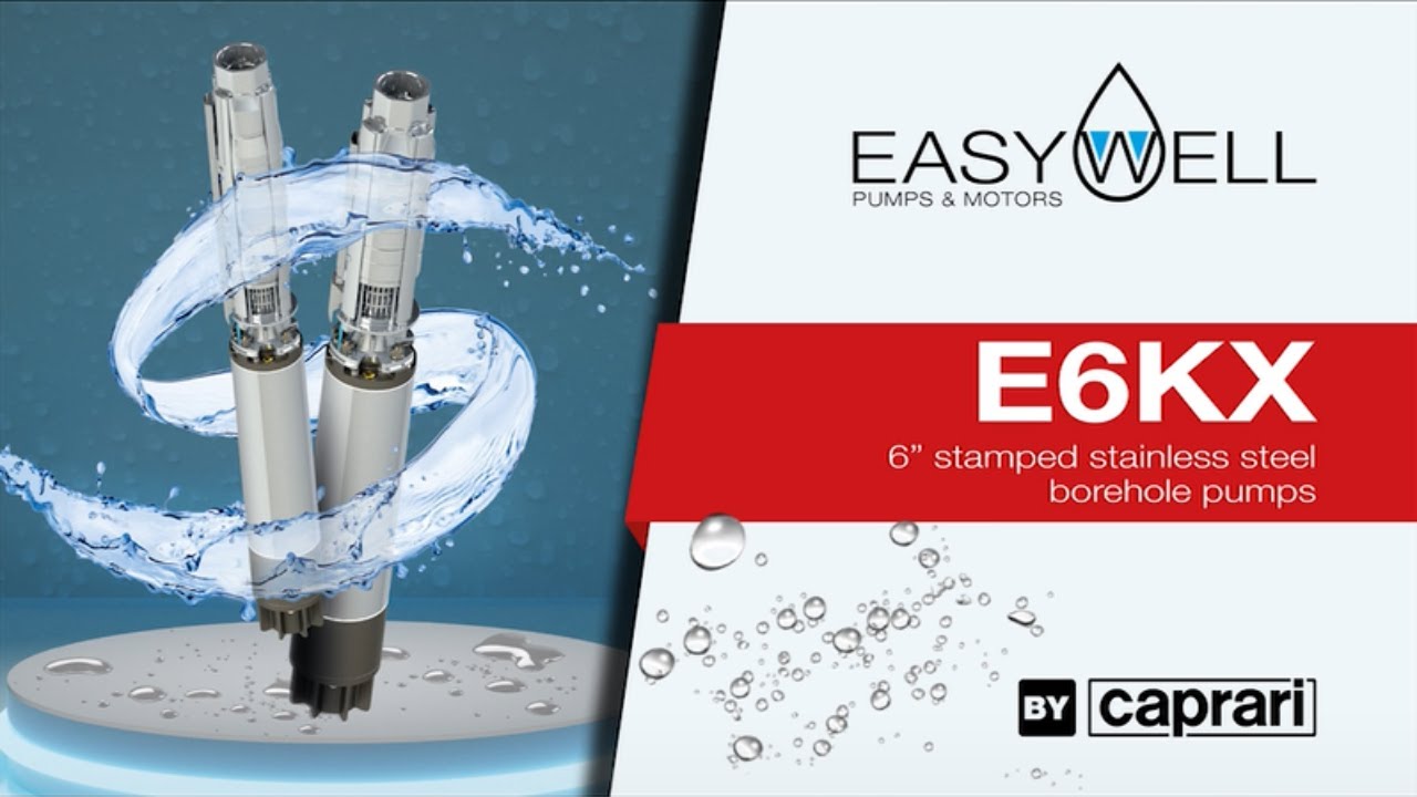 Easywell - E6KX - The Alternative Stainless Steel Borehole Pumps